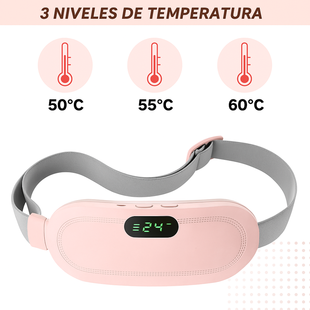 Cinturón Dolor Menstrual Termico Masajes